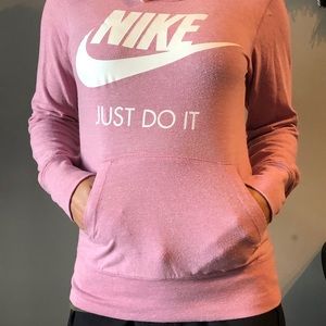 Nike pink hoodie